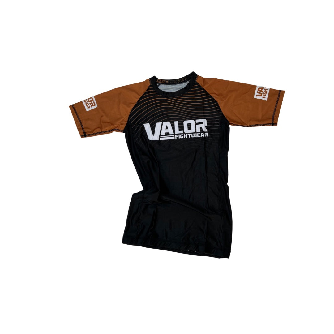 VALOR IBJJF BROWN RANKED 2023 RASHGUARD