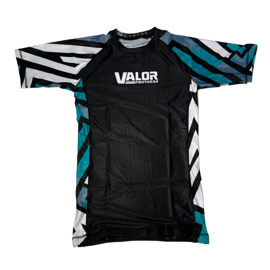 KIDS GEOMETRIC Black RASHGUARD