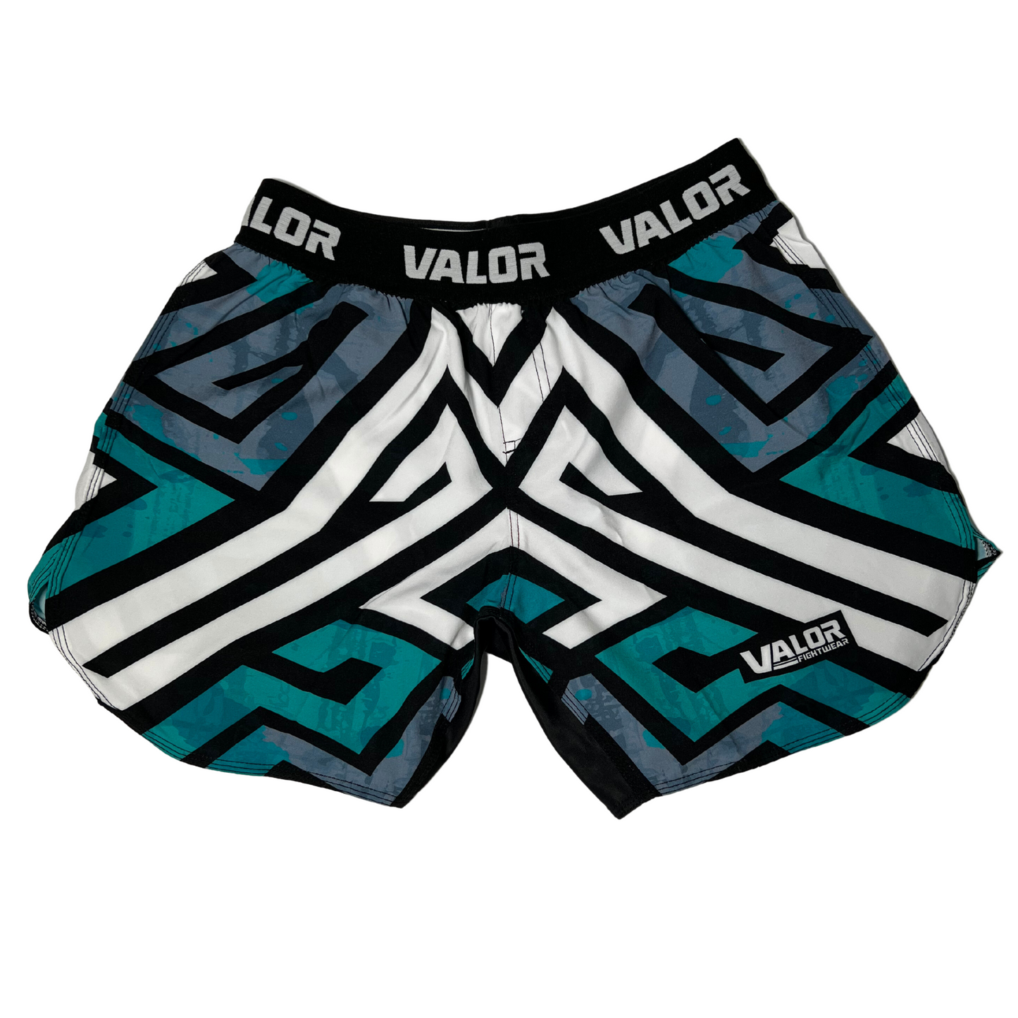 GEOMETRIC BOARD SHORTS – Green