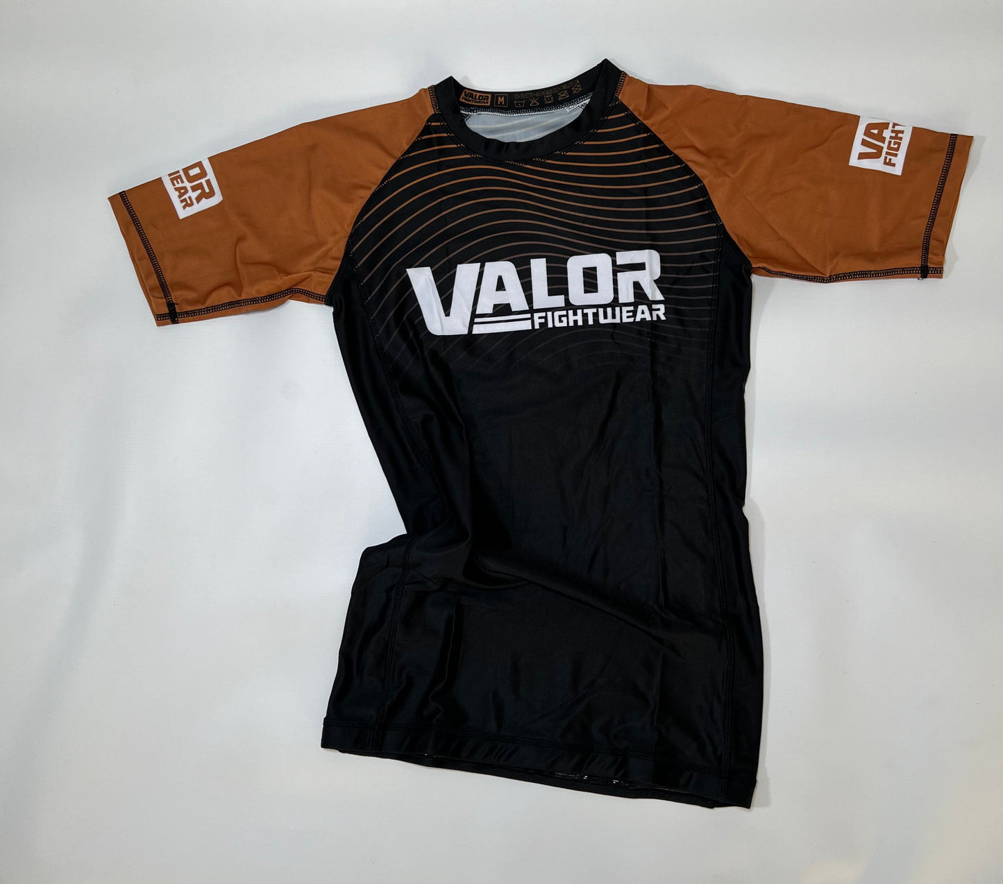 VALOR IBJJF BROWN RANKED 2023 RASHGUARD