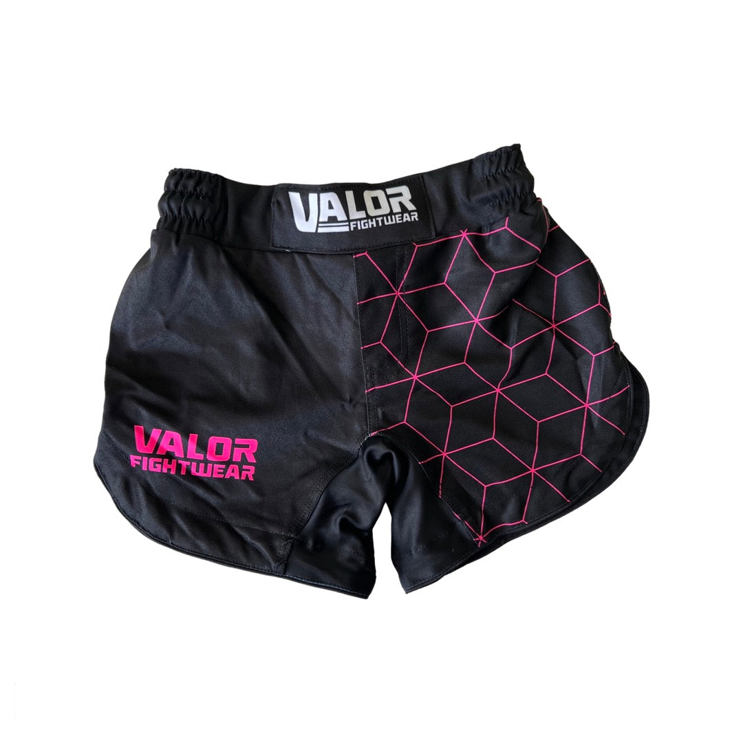 KIDS VALOR GEO PINK SHORTS