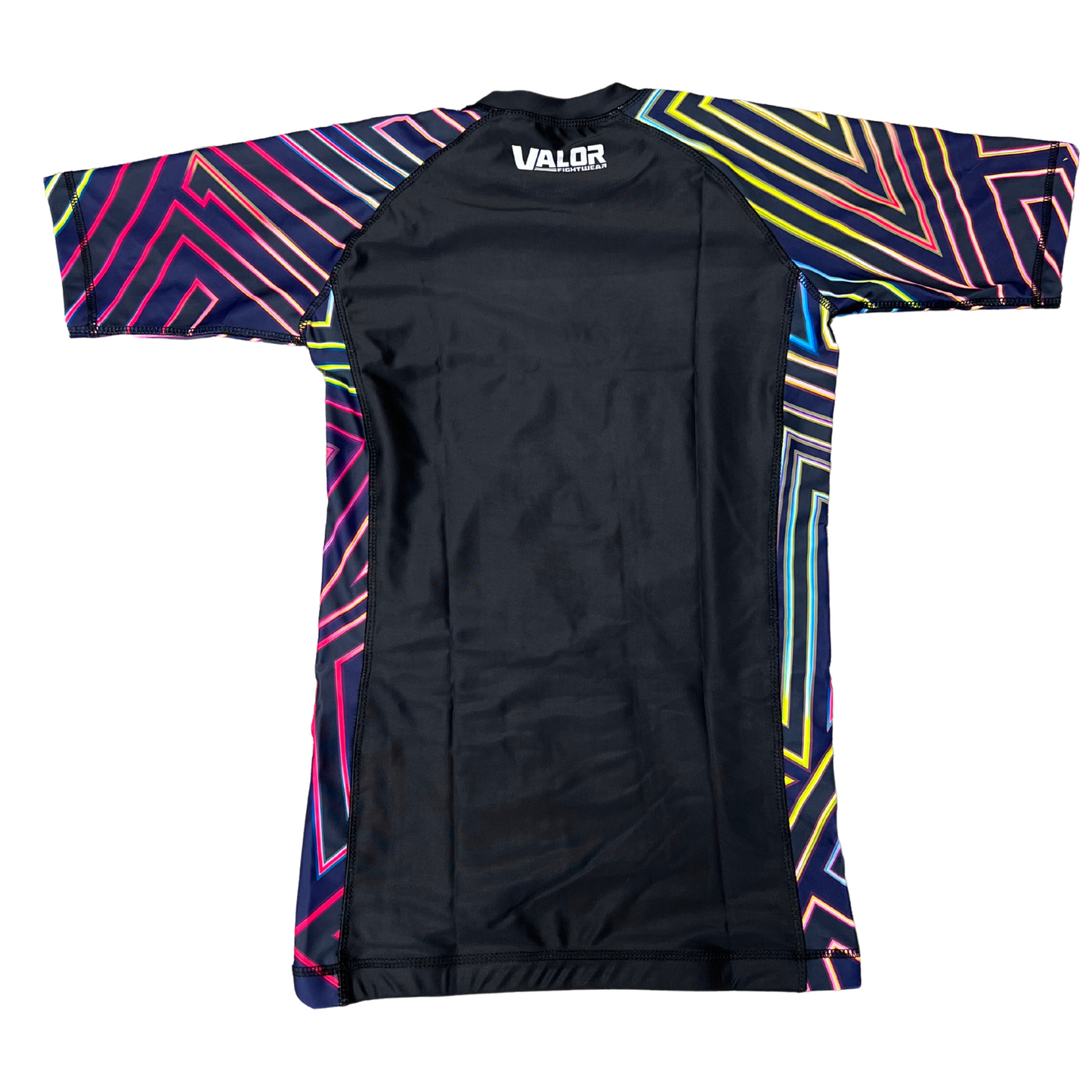 KIDS GEOMETRIC NEON RASHGUARD