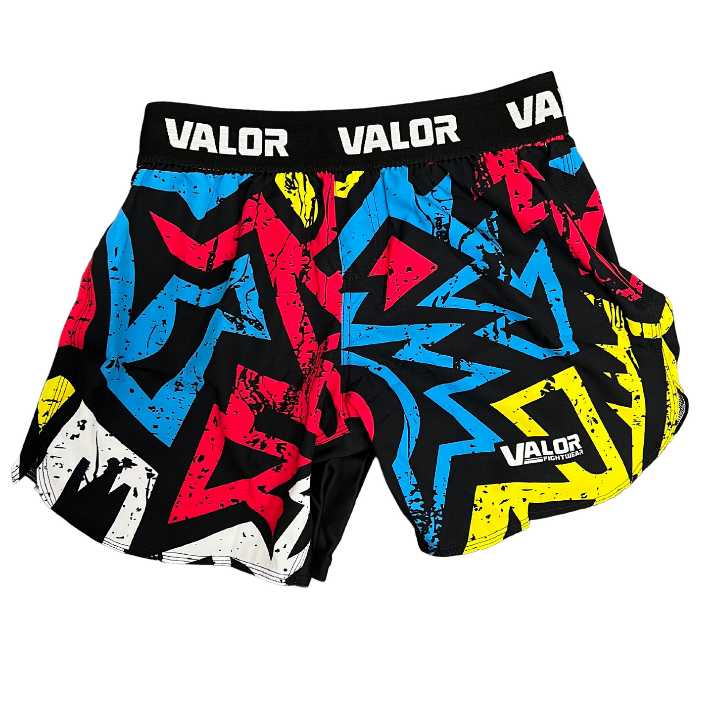 Geometric Design No Gi BJJ/MMA Board Shorts - RETRO - Valor Fightwear