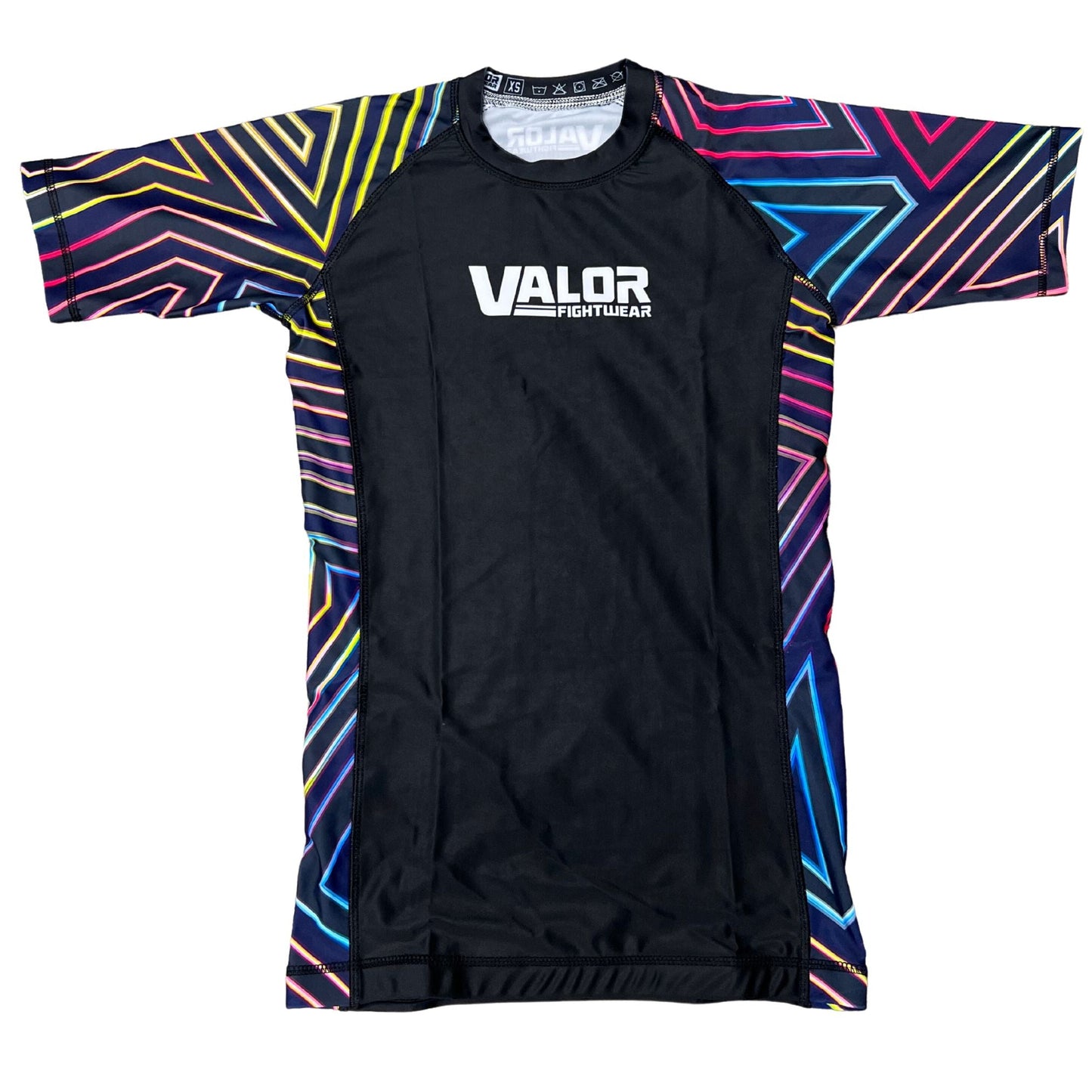 KIDS GEOMETRIC NEON RASHGUARD