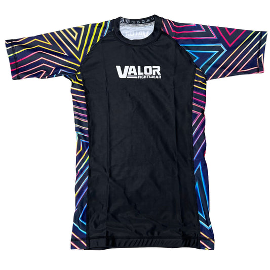 KIDS GEOMETRIC NEON RASHGUARD