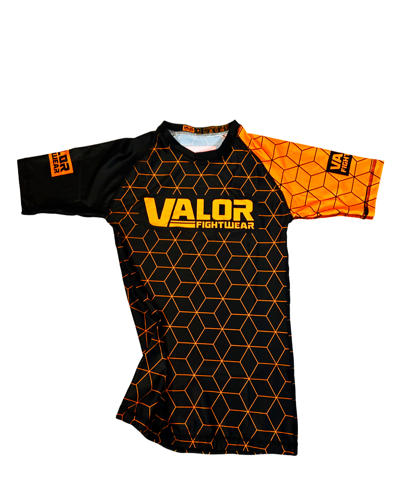 VALOR GEO ORANGE RASHGUARD