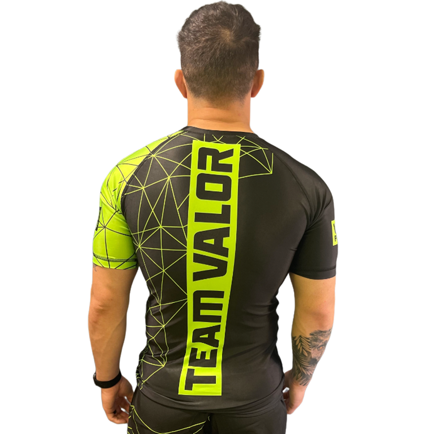 VALOR GEO GREEN RASHGUARD