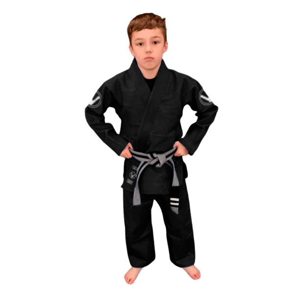 KIDS VALOR – CLASSIC BJJ GI BLACK **NEW**