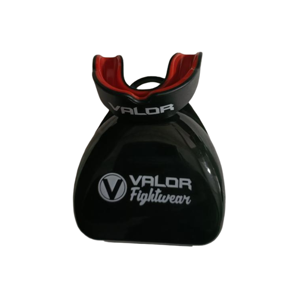 VALOR MOUTH GUARD BJJ (BLACK RED)
