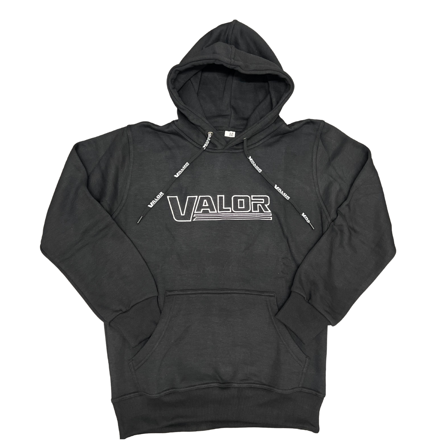 VALOR BLACK HOODIE REGULAR FIT