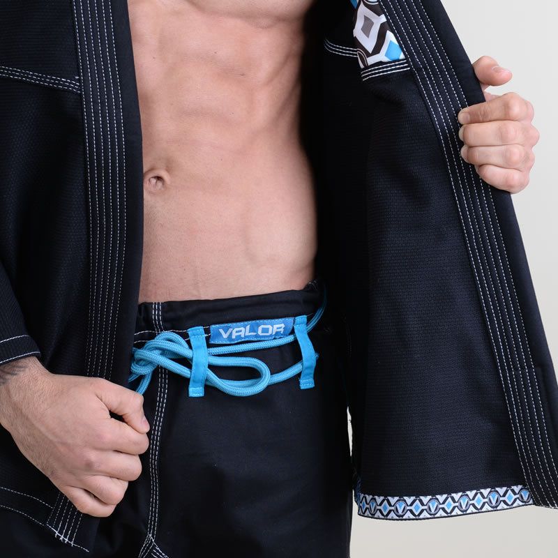 VALOR FIGHTWEAR PRIME 2.0 PREMIUM BLACK BJJ GI